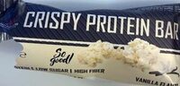 Crispy protein bar