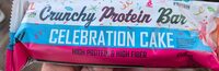 Crunchy Protein Bar Celebration Cake