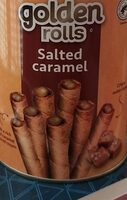 Cigares-gaufrettes fourré caramel salé