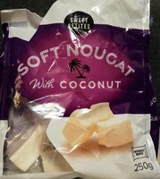 Soft nougat with coconut