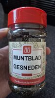 Muntblad gesneden