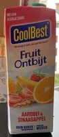 Fruitontbijt aardbei en sinaasappel