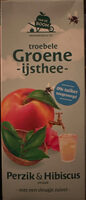 Troebele Groene ijsthee, Perzik & Hibiscus 0% suiker