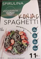 Konjac spaghetti spirulina