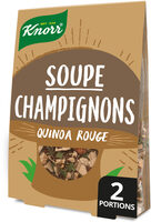 Knorr Naturellement gourmand Soupe Déshydratée Champignons et Quinoa rouge 45g