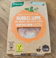 Soupe potiron lentilles