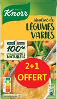 Knorr Soupe Liquide Mouliné de Légumes Variés Brique Lot 3x1L