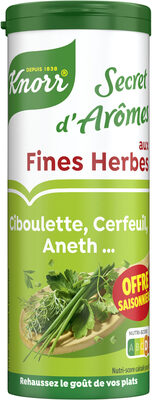 Knorr Secret d'Arômes Assaisonnement en Poudre aux Fines Herbes Tube 60g Offre Saisonnière