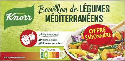 Knorr Bouillon de Légumes Méditerranéens Offre Saisonnière 132g