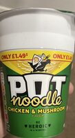 DIONS ONLY £1.49* ONLY £1.4 POT noodle CHICKEN & M