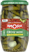 Amora Croq'Mini Cornichons aux Épices & Aromate 210g