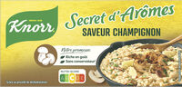 Knorr Secret d'Arômes Bouillon Saveur Champignon 10 Tablettes 100g