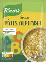 Knorr Soupe Déshydratée Pâtes Alphabet 4 Portions