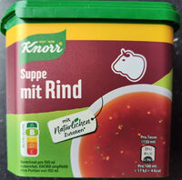 Suppe mit Rind