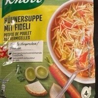 Hühnersuppe mit fideli