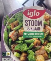 Kip groene groente