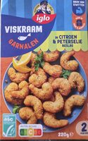 Iglo Viskraam Garnalen in Citroen en Peterselie Beslag 220g