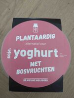 Soja yoghurt met bosvruchten