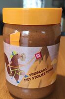 Pindakaas met stukjes pinda