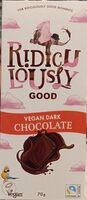 Vegan dark chocolate