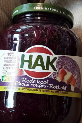 Rotkohl mit Apfelstücken