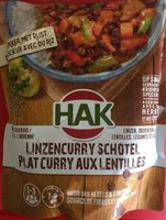 Plat curry aux lentilles