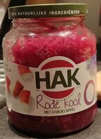 Rode kool met stukjes appel