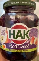 Rode kool met stukjes appel