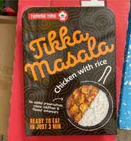 Tikka masala chicken with rice
