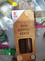 Mini Doppelkekse mit Kakaocreme-Füllung