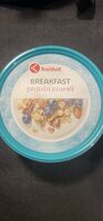 Breakfast protein muesli