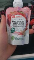 Kruidvat 6+M Bio Appel, Yoghurt, Aardbei & Kers Knijpzakje