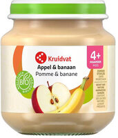 Appel- en bananenpuree
