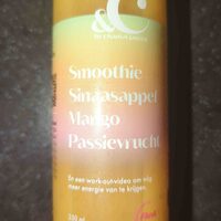 Smoothie sinaasappel mango passionvrucht