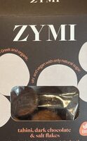 Tahini dark chocolate cookies