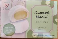 Custard mochi kiwi