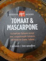 Tomaat & Mascarpone pastasaus