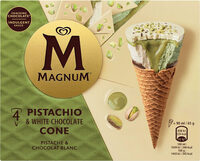 Pistachio & White Chocolate Cone