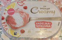 Creamy Vadelma-sitruunasorbetti