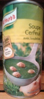 Soupe Cerfeuil avec Boulettes