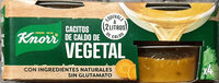 Caldo vegetal en cacitos pack 4 tarrinas 112 g