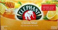 Citron Miel avec des écorces de citron