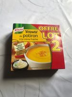 Veloute de potiron creme fraiche