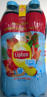 Lipton Ice Tea Zero sucres saveur pêche (lot de 4 x 1,5 L)