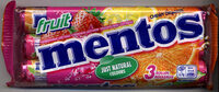 Mentos - Fruit - 3 Rouleaux