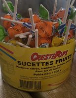 Tubo 150 Sucettes Fruits Crest