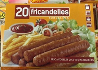 20 fricandelles surgelées