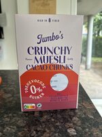 Crunchy muesli cacao chunks