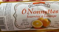 Nonnettes fourrées à l’orange