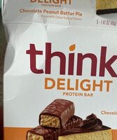 Chocolate peanut butter pie protein bar
